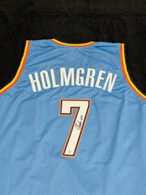 Chet Holmgren Signed Oklahoma City Thunder Basketball Jersey COA - $179.00