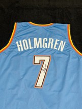 Chet Holmgren Signed Oklahoma City Thunder Basketball Jersey COA - $199.00