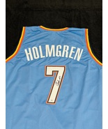 Chet Holmgren Signed Oklahoma City Thunder Basketball Jersey COA - $199.00