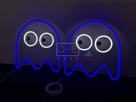 Pacman Ghost | LED Neon Sign - £72.96 GBP+