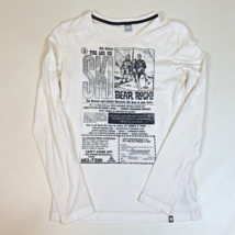 Bogner Fire + Ice Womens  Bear Rocks Graphic White Long Sleeve T Shirt Small - $49.49