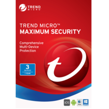 Trend Micro Maximum Security -3 Devices | 1 Year - £53.60 GBP