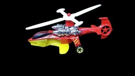 2015 Hot Wheels Sky Knife Helicopter Red Yellow Rescue Racers CDT18 Loose - £4.03 GBP