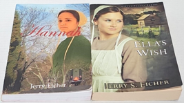Lot of 2 Amish Romance Novels by Jerry Eicher, including Hannah and Ella&#39;s Wish - £5.46 GBP
