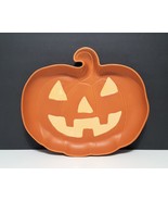 NEW Pottery Barn Large Figural Jack O Lantern Serving Platter  16.5&quot; l x... - £95.08 GBP