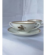 Vintage Royal Copenhagen Denmark Clarissa Soup or Deserts bowl w saucer ... - $2,581.47 MXN