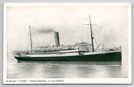 Ship R.M.S.P. Avon Royal Mail Steamer Steamship Postcard W30 - £6.34 GBP
