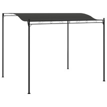 Canopy Set of 2 Anthracite, Black Steel, Polyester Large - $4,162.42 MXN
