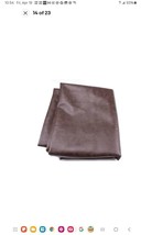 7FT Leatherette Billiard Pool Table Cover Heavy Duty Furniture Cover Brown 125ep - £22.65 GBP