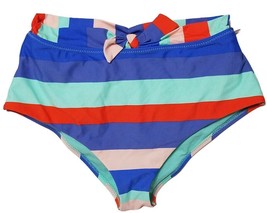Raisins Juniors/Women Cabana Girl Poolside Red Pant Swim Bikini Bottom (... - $12.86