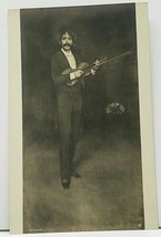 Pablo De Sarasate, James A McNeill Whistler  RPPC Carnegie Institute Postcard J4 - £40.22 GBP