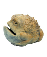 Antique Bronze Official Full bronze gold toad ornament money storage jar - $218.00