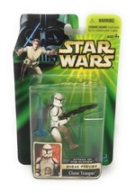 Star Wars Clone Trooper Figure Attack of The Clones Sneak Preview Hasbro - $17.82