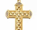 1.5&quot; Unisex Charm 14kt Yellow and White Gold 346883 - $229.00