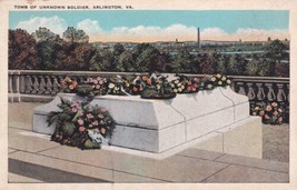 Tomb Of Unknown Soldier Arlington Virginia VA Postcard A27 - $2.99