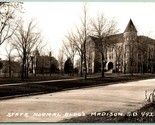 RPPC State Normal School Buildings Madison South Dakota SD 1946 Postcard... - $12.82