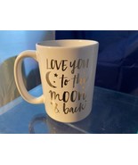 Shutterfly Love You To The Moon &amp; Back Coffee Mug New 4 3/4&quot; Tall White ... - €4,30 EUR