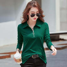 LJSXLS Long Sleeve T Shirt Women Cotton Korean Style Slim Woman Clothes ... - £35.81 GBP+