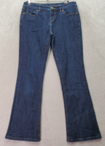 The Limited Bootcut Jeans Womens Size 4 Short Dark Blue Denim Pockets Flat Front - £14.51 GBP