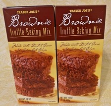 Trader Joe’s 2-Pack Brownie Truffle Baking Mix Dutch Cocoa New 08/2024 - £14.72 GBP