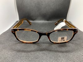 NWT Corinne McCormack Designer Women&#39;s Reading Glasses +1.50 Readers brown - £7.90 GBP