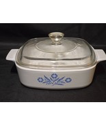 Vintage 1970s Corningware BLUE CORNFLOWER 1 Quart Casserole And Lid A-1-... - €17,45 EUR