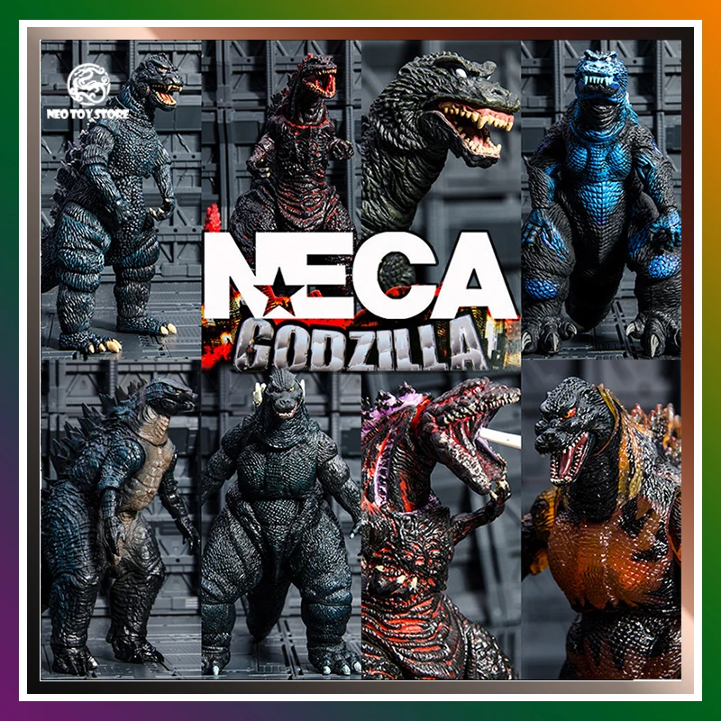 18cm Neca Godzilla 2001 Monster Godzilla Figures Statue Figure Model  Anime - £36.76 GBP+