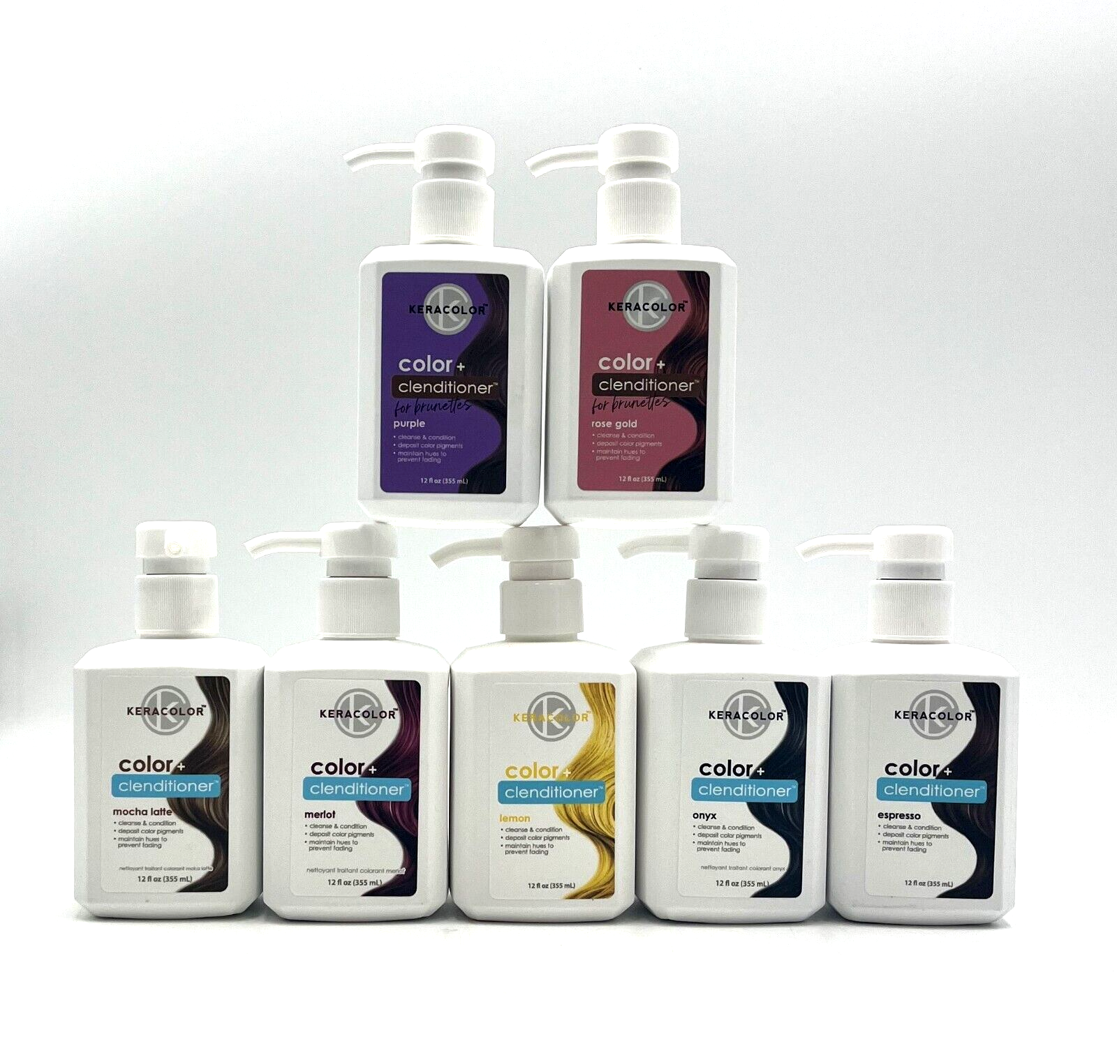 Keracolor Color + Clenditioner 12 Oz-Choose Yours