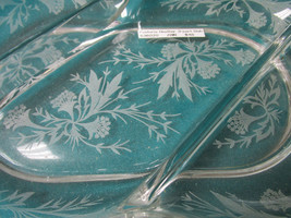Fostoria Glass Heather Pattern 3 Part Dish Tray 12 X 7&quot; [*GL-1] - £62.27 GBP
