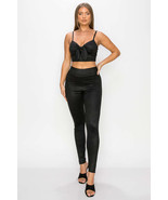 Embossed Snake Print Top And Leggings Set - €16,21 EUR