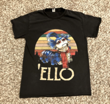 Ello Labyrinth Worm T Shirt Womens Small Black Retro 80s Truffle Shuffle... - £14.78 GBP