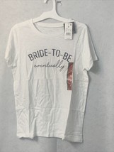 Women&#39;s Bride-to-Be Eventually Short Sleeve Graphic T-Shirt -Size M - £2.36 GBP