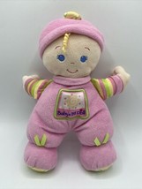 Fisher Price Baby&#39;s 1st First Doll Brilliant Basics Pink 11&quot; Rattle - £7.59 GBP