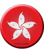 Hong Kong Country Novelty Metal Circular Sign - £22.34 GBP