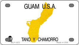 Guam Novelty Mini Metal License Plate Tag - £11.68 GBP