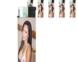 California Pin Up Girl D5 Lighters Set of 5 Electronic Refillable Butane  - £12.59 GBP