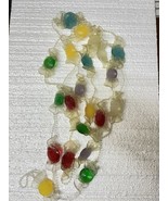 Vtg Acrylic Hard Candy Bead String Decor Xmas 111” - $923.79 MXN