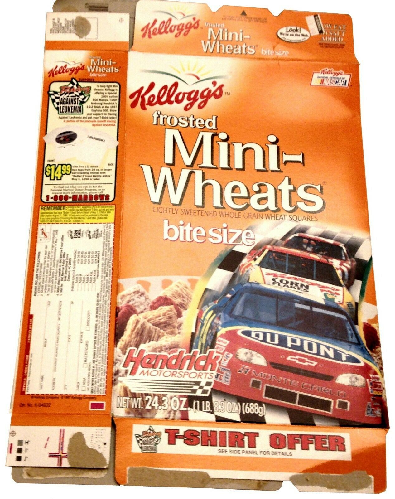 Primary image for Hendrick Motorsports, Kellog's Frosted Mini Wheats Commemorative Box, Back to Ba
