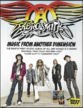 Aerosmith 2012 Music From Another Dimension album ad advertisement Steven Tyler - £3.30 GBP