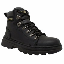 2988 AdTec, Black, Women&#39;s 6&quot; Work Leather Boot - $74.99
