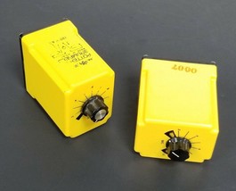 LOT OF 2 POTTER &amp; BRUMFIELD CDB-38-70001 TIME DELAY RELAYS 0.1 TO 1 SEC.... - $49.95