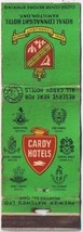 Matchbook Cover Cardy Hotels Royal Connaught Hotel Hamilton Excise Tax  - $4.94