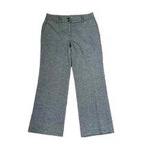 Ann Taylor Margo Pants Size 8 Gray Womens Wool Silk Blend Lined Stretch 32X28 - $13.82