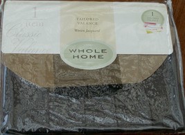 Whole Home Tailored Valance - Woven Jacquard - Brand New In Package - £15.87 GBP