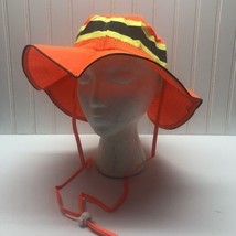 IRONWEAR Safety Booney Orange Hat Hi Viz Reflective Tape Hunting Work L/... - £10.49 GBP