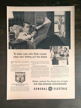 Vintage 1952 General Electric GE Dishwasher Full Page Original Ad 1221 - £5.28 GBP