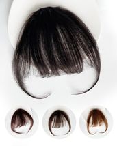 Axceroh Bangs Clip-in Fringe Extension Black Brown Wispy Real Human Hair - $66.02 MXN Axceroh Bangs Clip-in Fringe Extension Black Brown Wispy Real Human Hair - $66.02 MXN