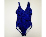 Speedo Women&#39;s Full Body Bathing Suit Purple Multicolor Size 6 TV19 - £5.82 GBP