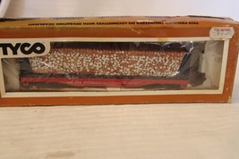 HO Scale Tyco, 50&#39; Pulpwood Car with Load, Southern RR, Red, #4365 - £23.98 GBP