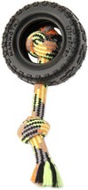 Mammoth Pet Tire Biter II Dog Toy with Rope - Small - £8.51 GBP